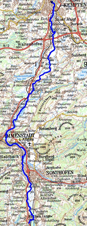 Der Illerradweg: Von Oberstdorf nach Ulm